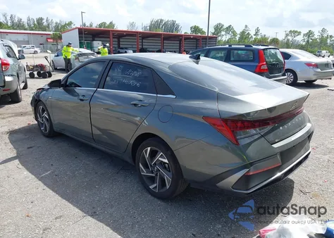 2025 Hyundai Elantra Sel Convenience из США, поврежденный, VIN KMHLS4DG2SU883919